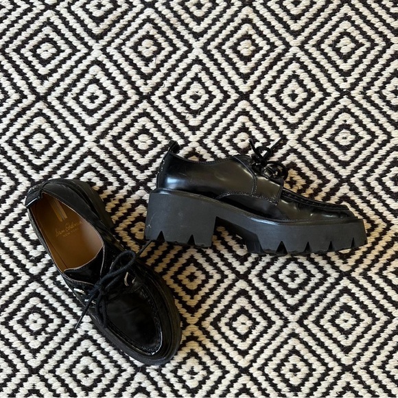 Sam Edelman Monna Lace Up Lug Sole Loafer 6.5 2-1/4" heel; 1" platform - Picture 3 of 4